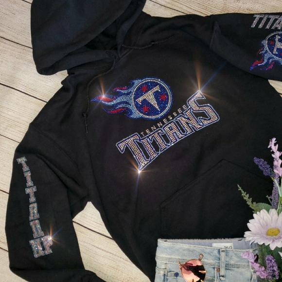 New Tennessee Titans Unisex Women's Bling Hoodie - Picture 9 of 9
